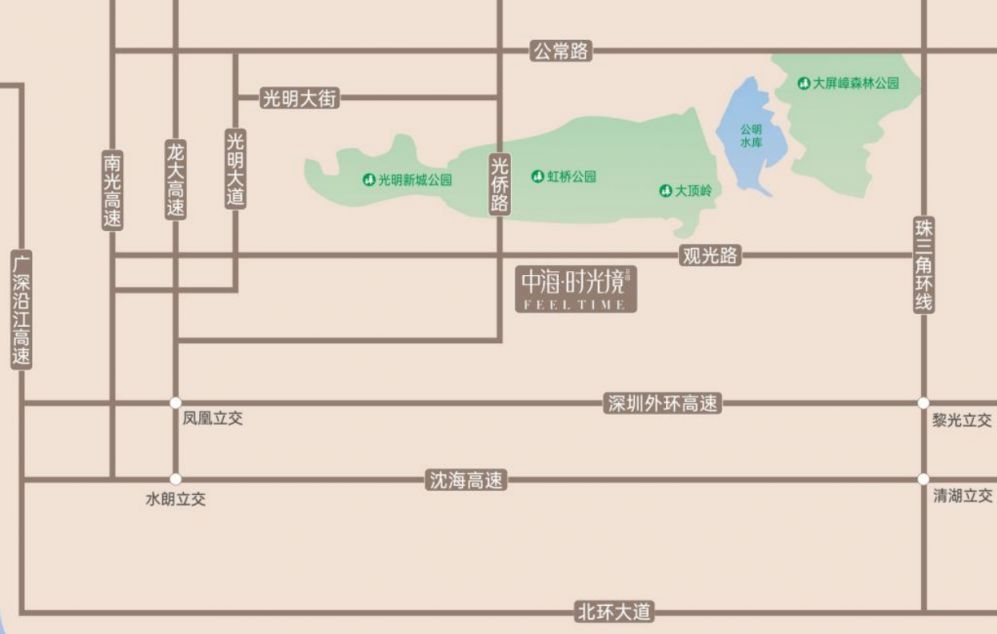 2023年深圳时光境花园安居房位置和交通指南