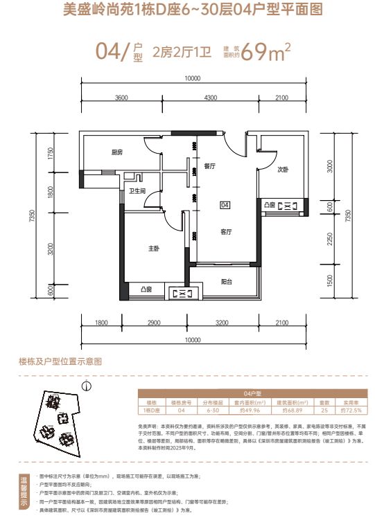 2023年深圳美盛岭尚苑安居房申请指南及房源概况，看房方式