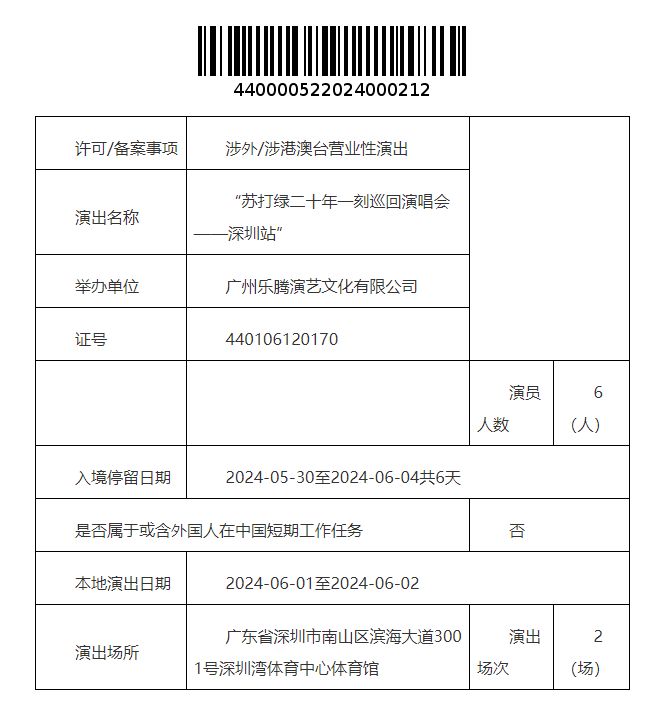 2024年苏打绿深圳演唱会：最新消息、时间地点和资讯