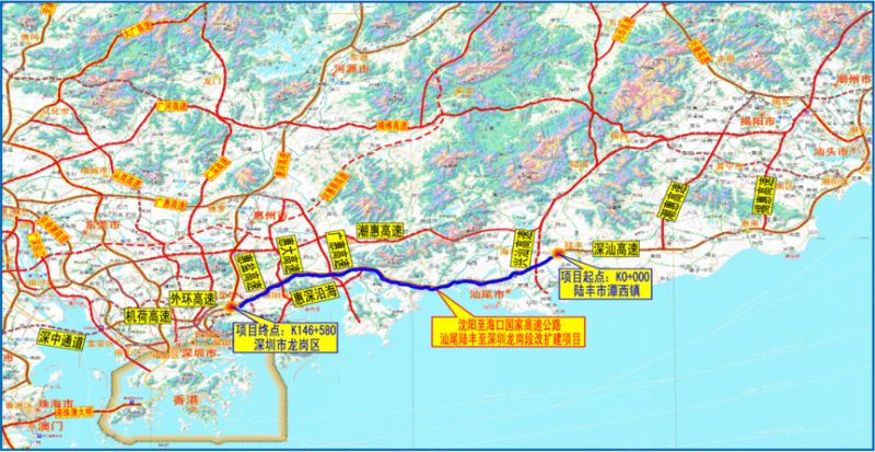 2024年坪山高架桥建成，实现通车