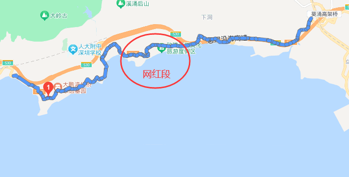 深葵路海滨栈道的地址及如何前往