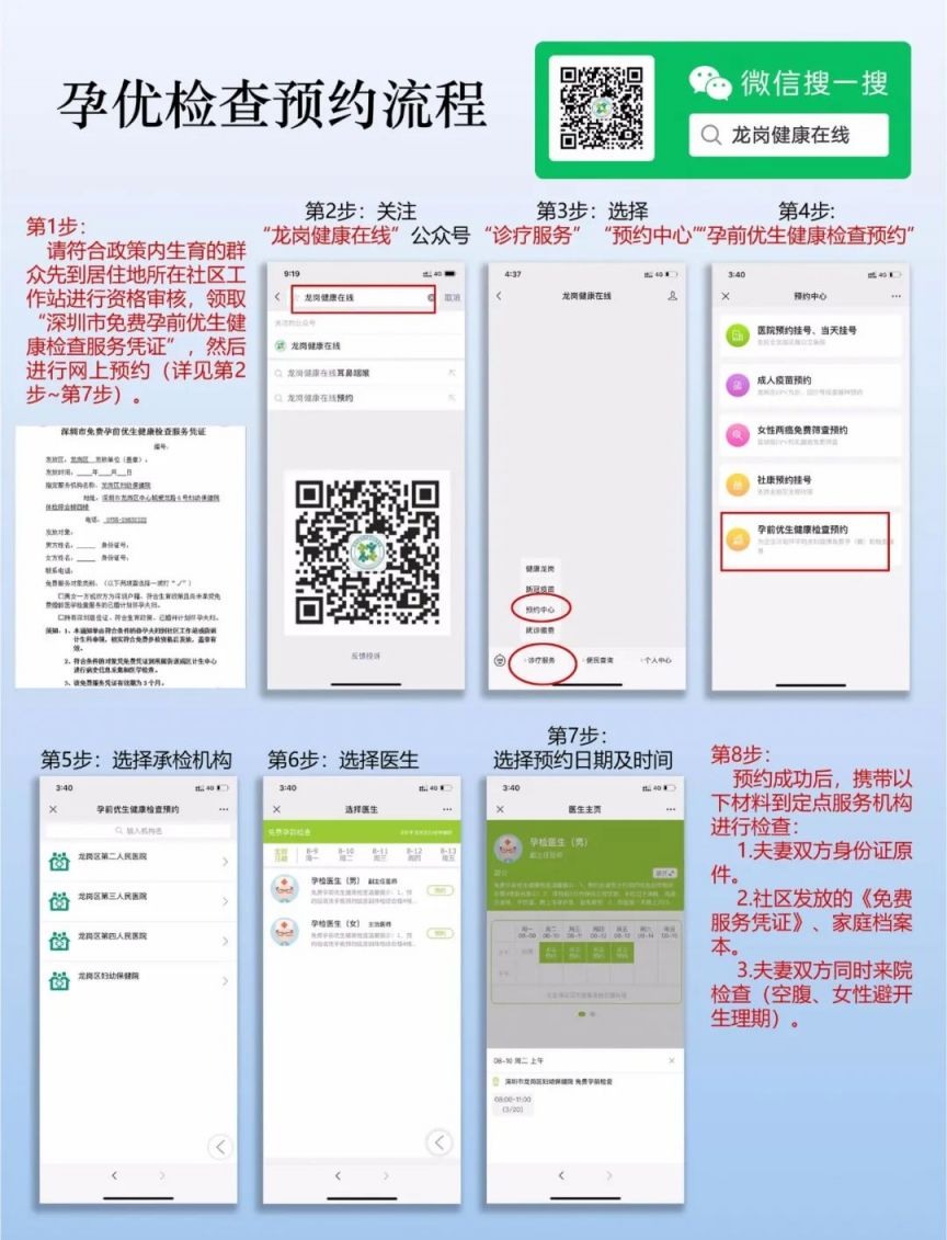 深圳龙岗区免费婚检孕检攻略：全面指南