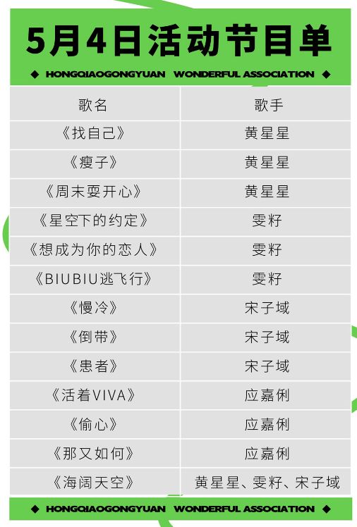 深圳虹桥公园五一活动概览2024